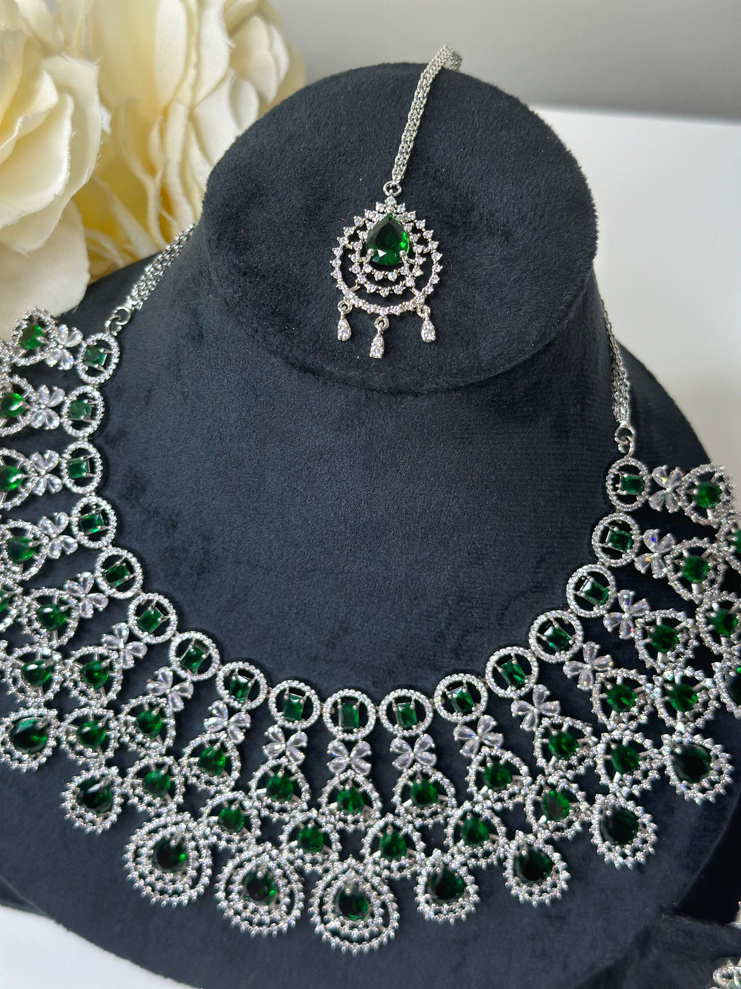 Sara CZ Necklace ADset019