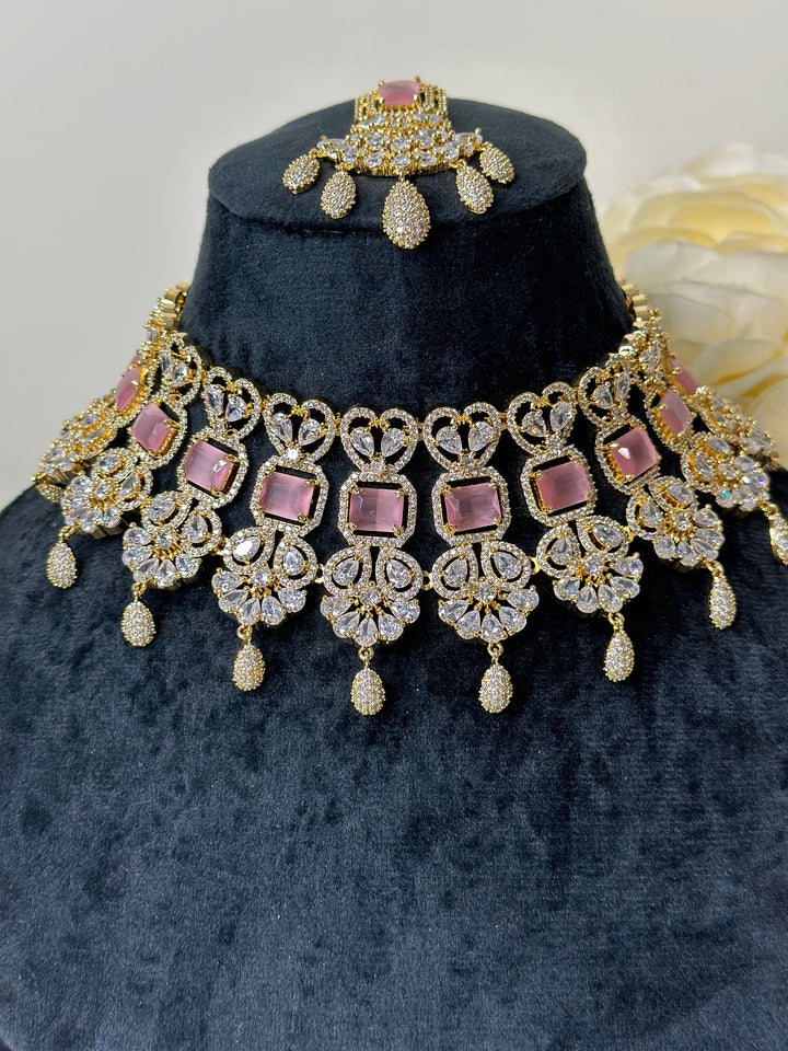 Isa CZ Necklace ADset011