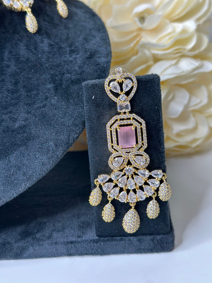 Isa CZ Necklace ADset011