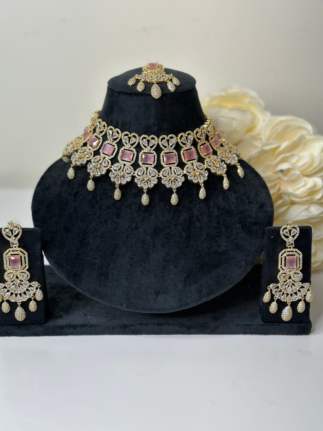 Isa CZ Necklace ADset011