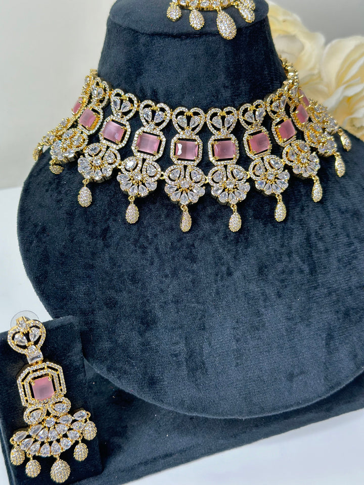 Isa CZ Necklace ADset011