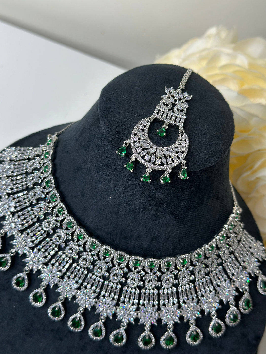 Jean CZ Necklace ADset025