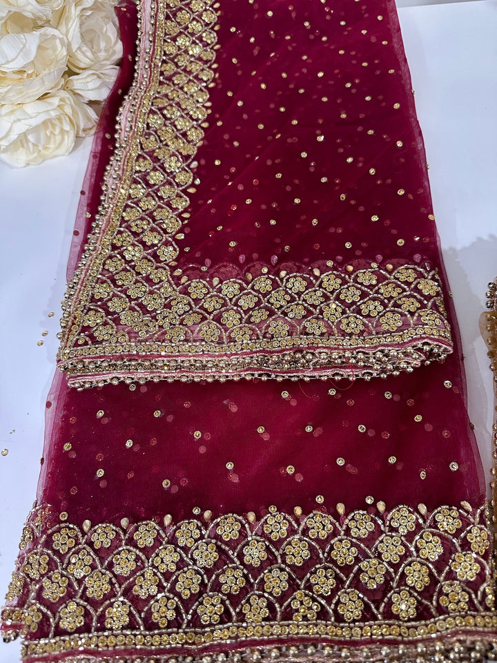 Traditional Bridal Work Dupatta