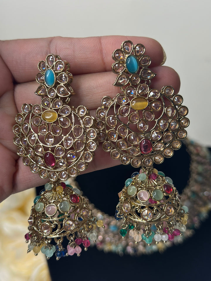 Athiya Reverse AD Necklace Set