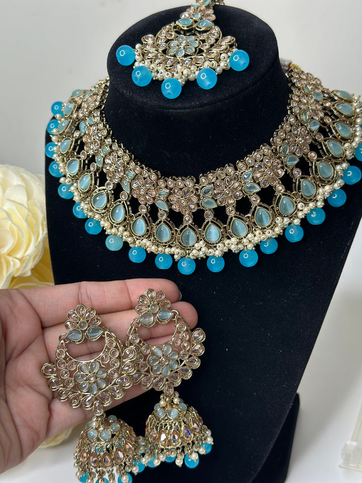 Karishma Polki Reverse AD Necklace