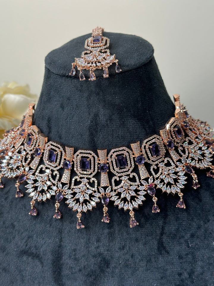 Aria CZ Necklace ADset015