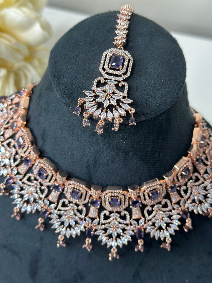 Aria CZ Necklace ADset015