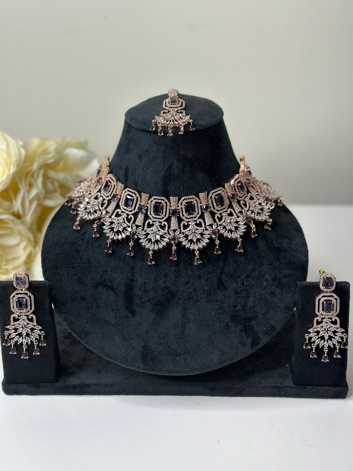 Aria CZ Necklace ADset015