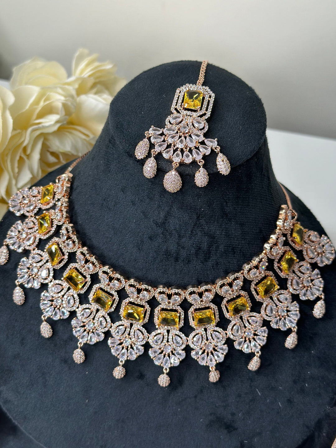 Isa CZ Necklace ADset011