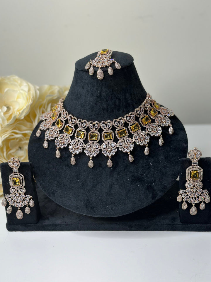 Isa CZ Necklace ADset011