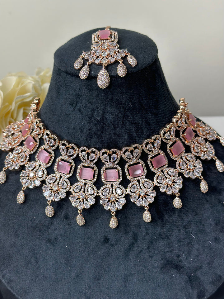 Isa CZ Necklace ADset011