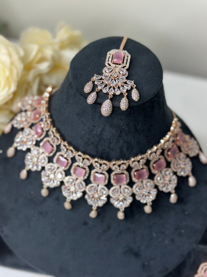 Isa CZ Necklace ADset011
