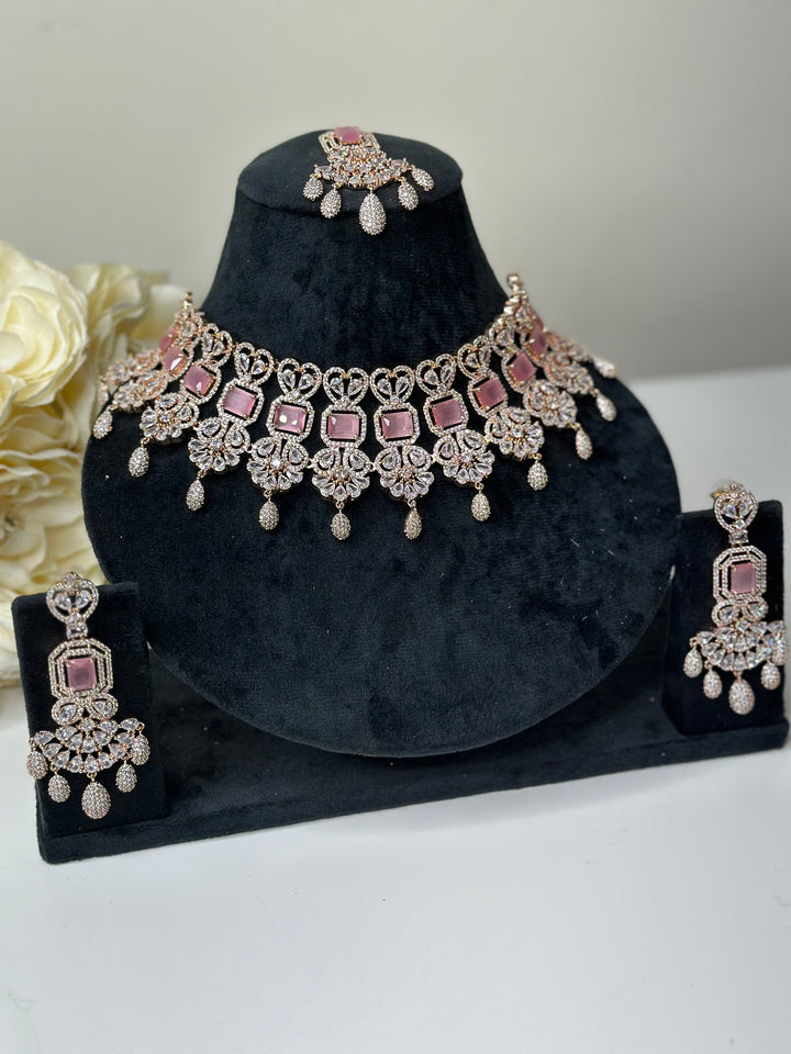 Isa CZ Necklace ADset011