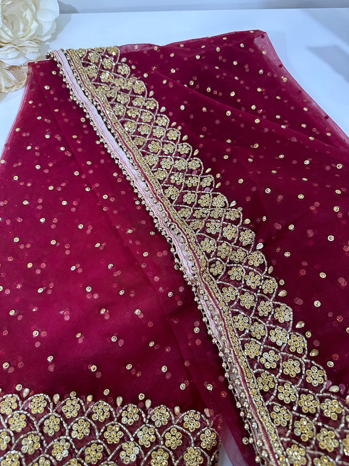 Traditional Bridal Work Dupatta