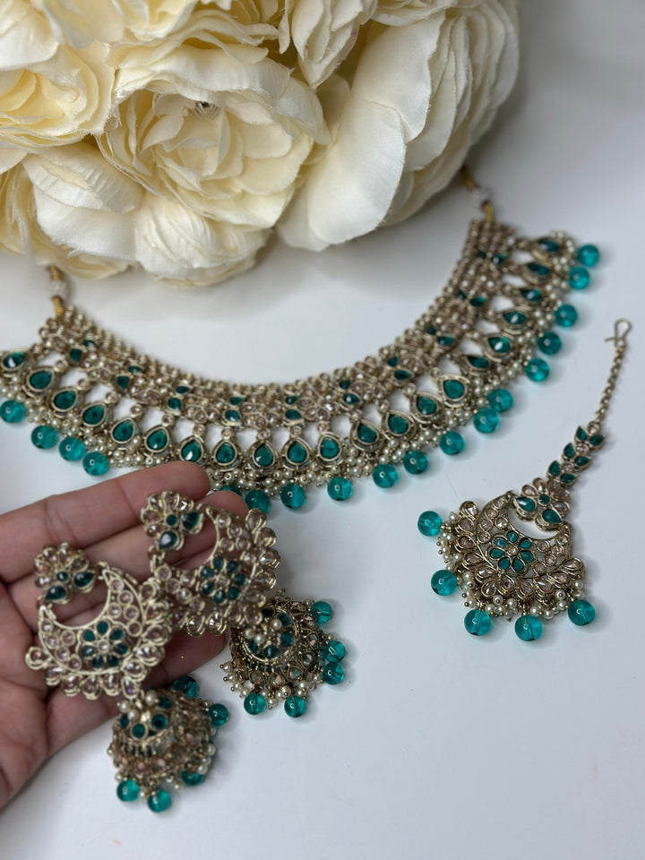 Karishma Polki Reverse AD Necklace