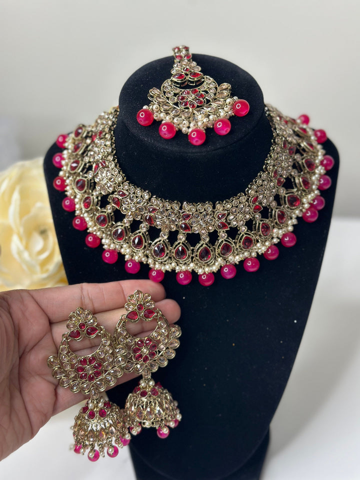 Karishma Polki Reverse AD Necklace