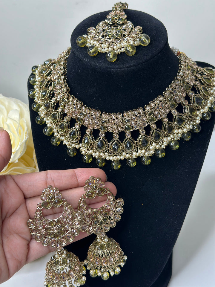 Karishma Polki Reverse AD Necklace