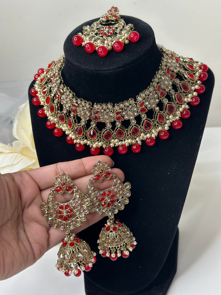 Karishma Polki Reverse AD Necklace