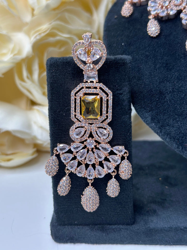 Isa CZ Necklace ADset011