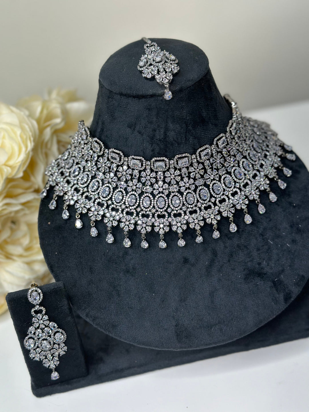 Jan CZ Necklace ADset012