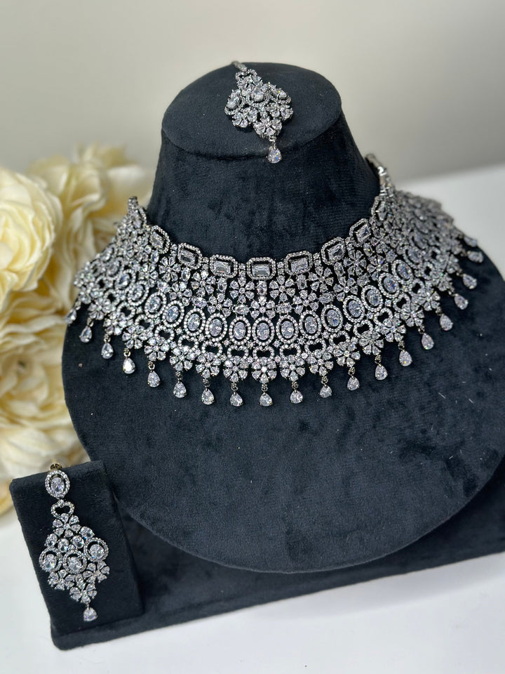 Jan CZ Necklace ADset012