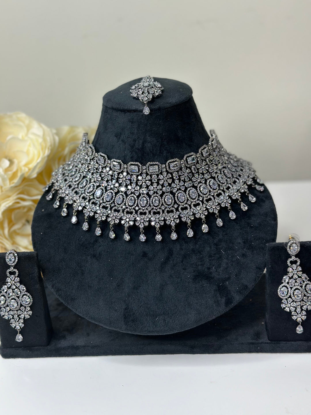 Jan CZ Necklace ADset012