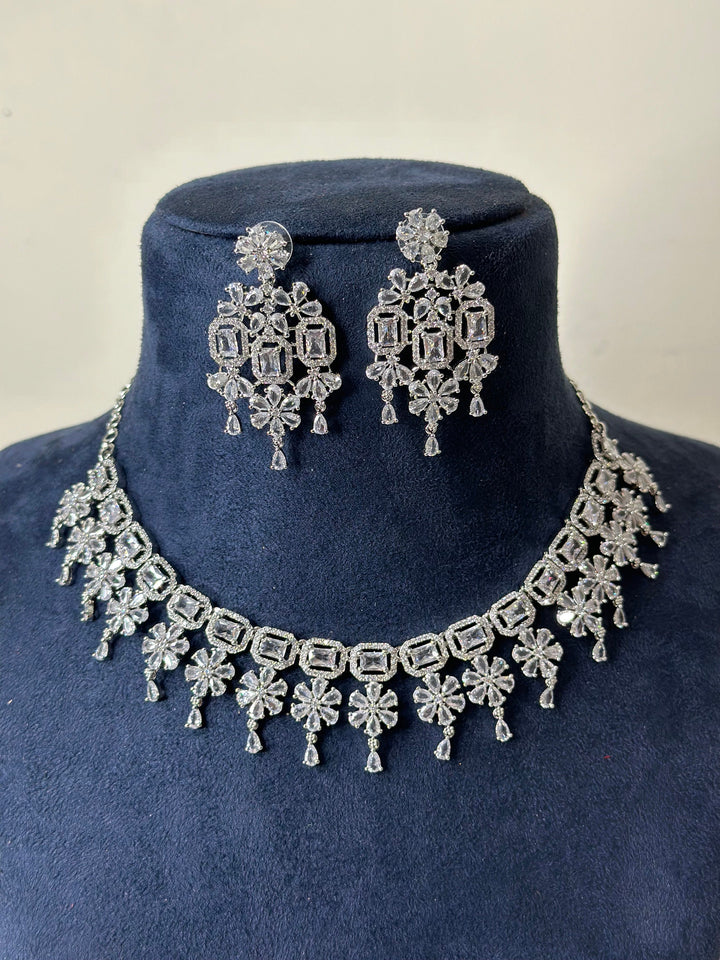Riley CZ Necklace ADset041