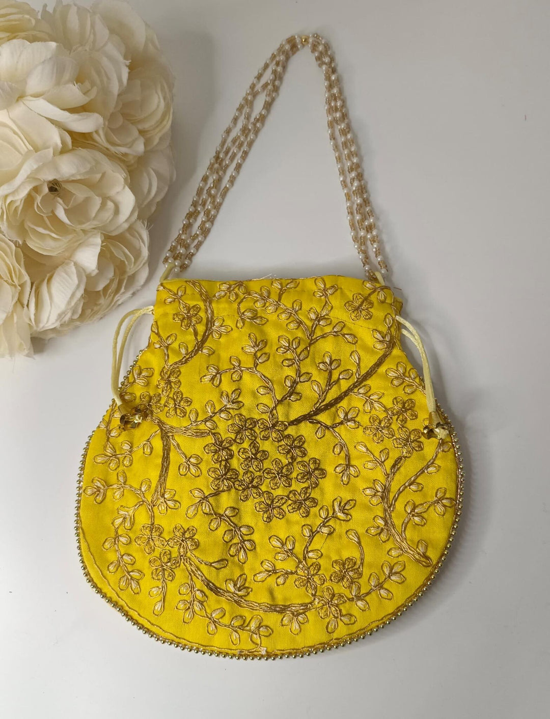 Traditional Embroidered Wedding Potli Bag
