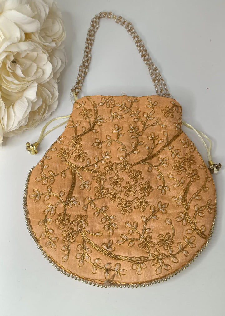 Traditional Embroidered Wedding Potli Bag