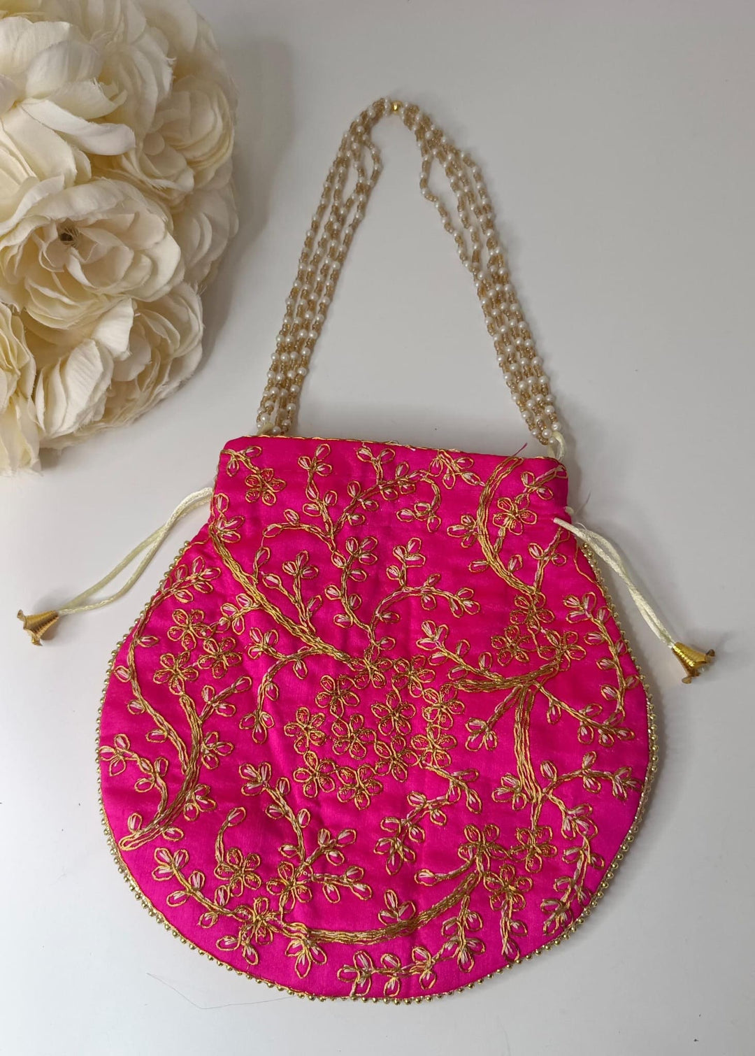 Traditional Embroidered Wedding Potli Bag
