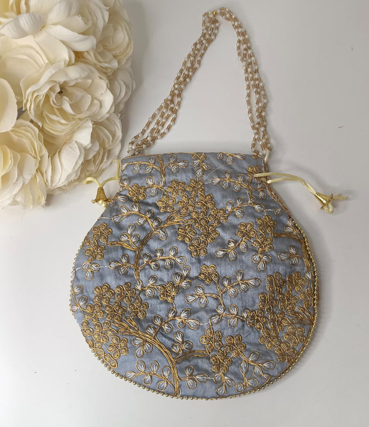 Traditional Embroidered Wedding Potli Bag