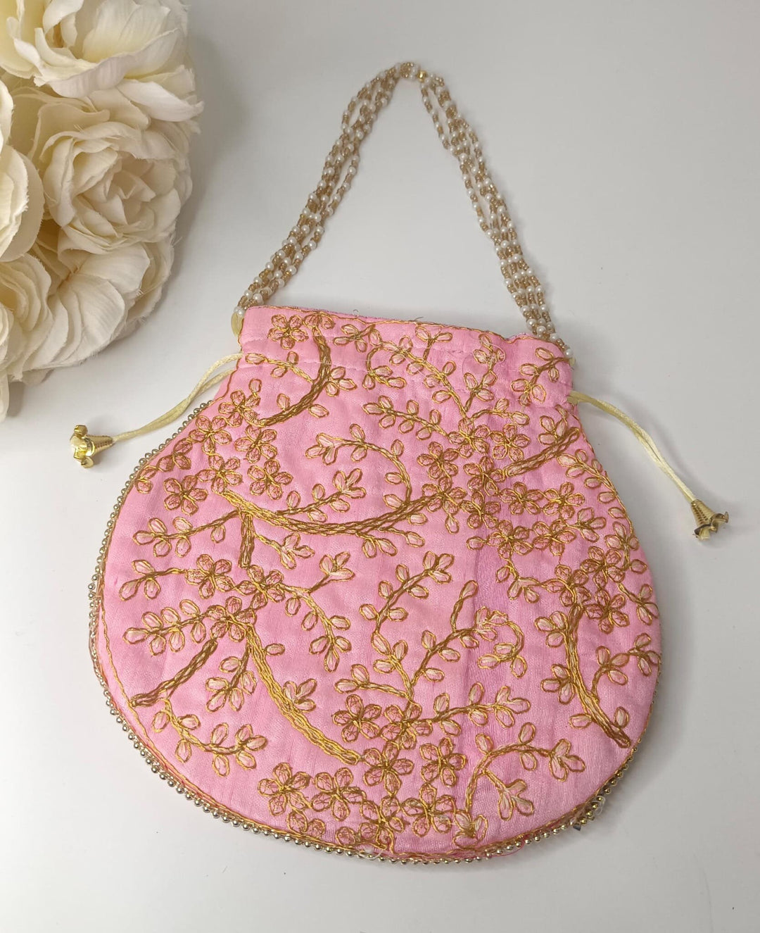 Traditional Embroidered Wedding Potli Bag