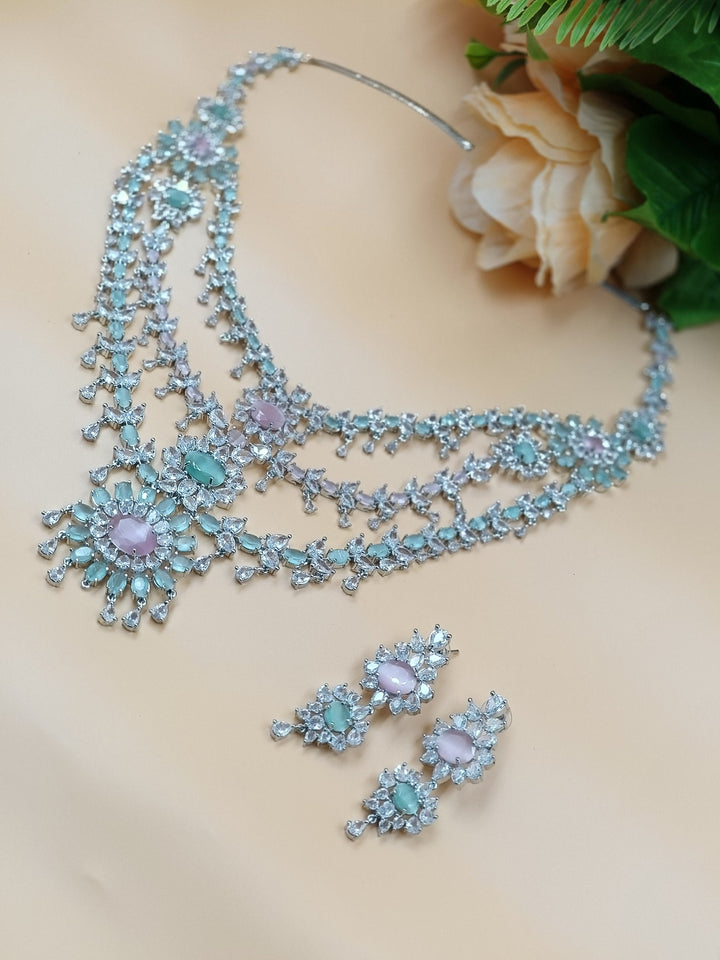 Suzy CZ Necklace Adset051