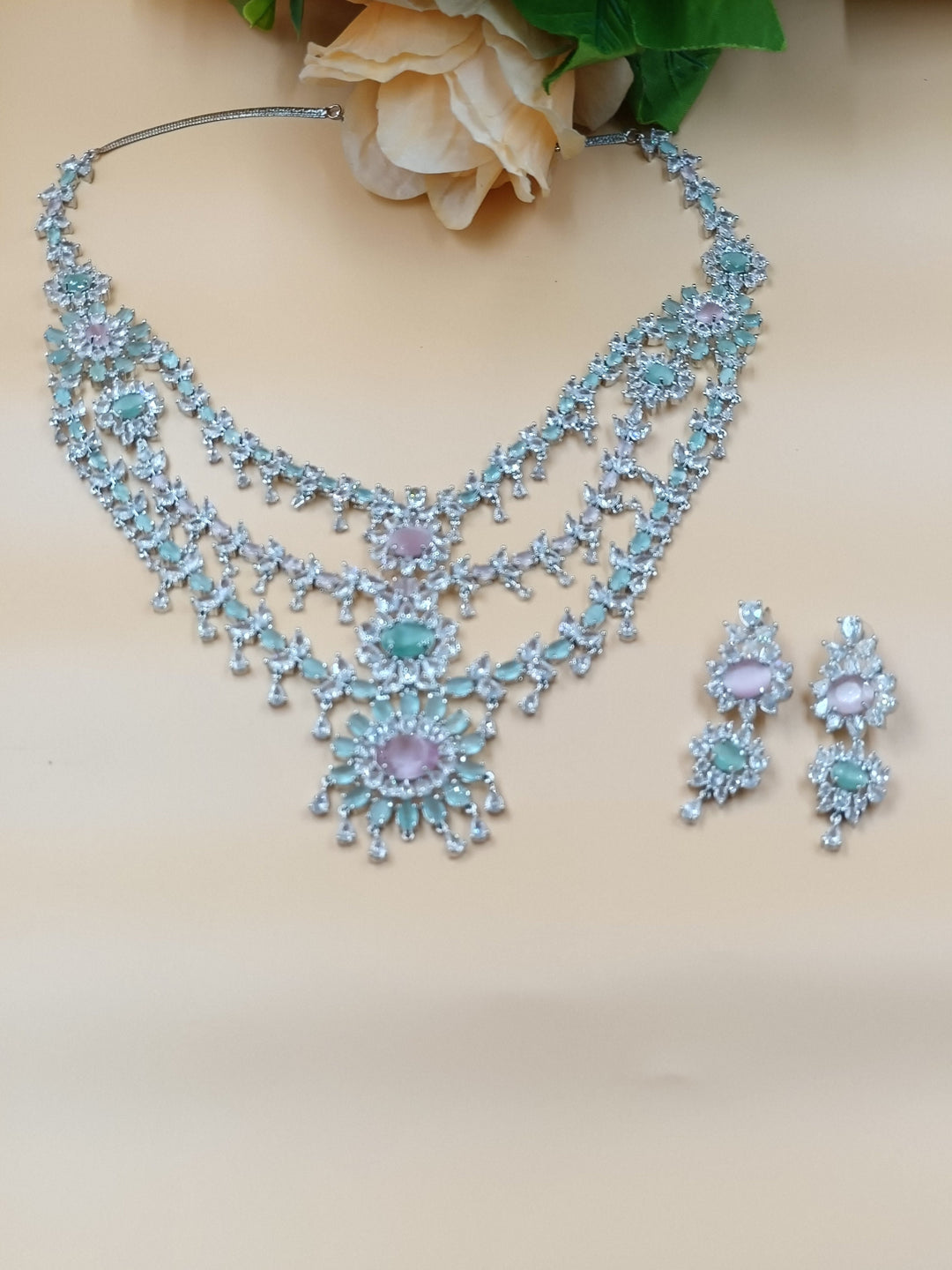 Suzy CZ Necklace Adset051