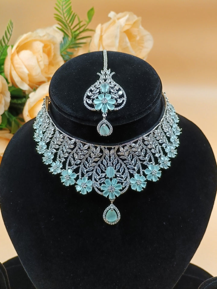 Kim CZ Necklace ADSet044