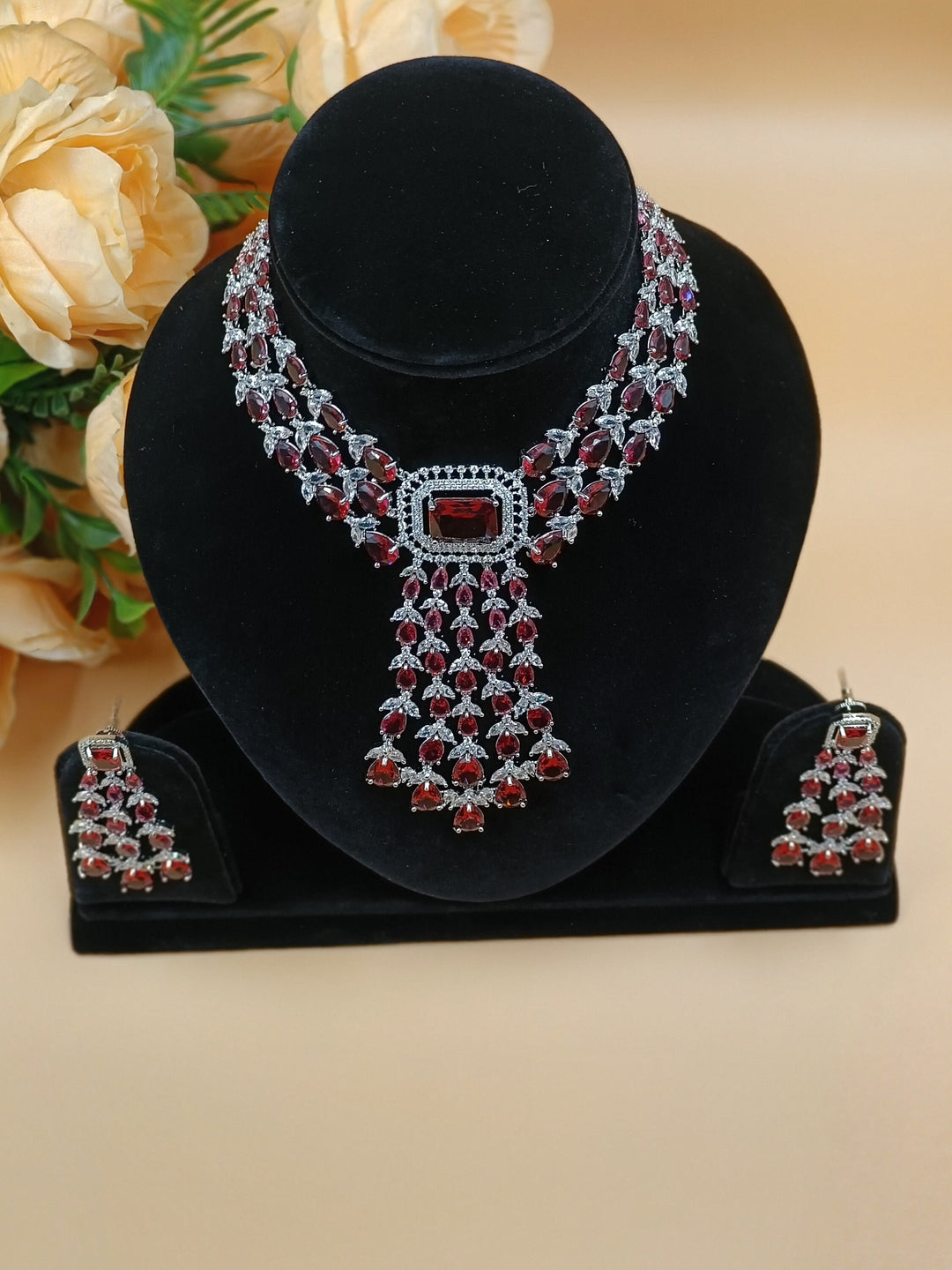 Nina CZ Necklace ADSet047