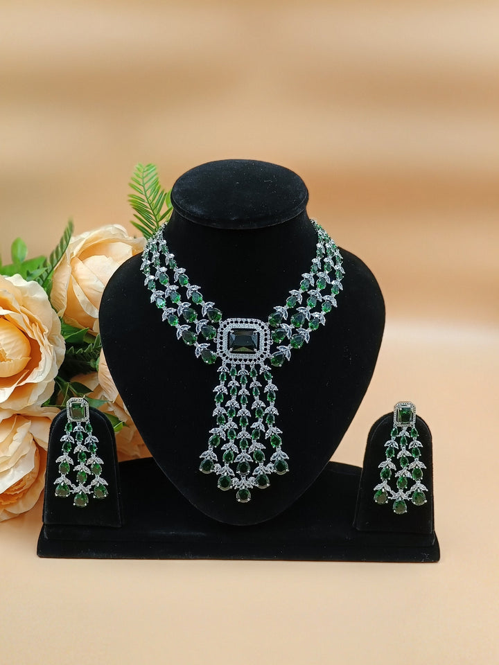 Nina CZ Necklace ADSet047
