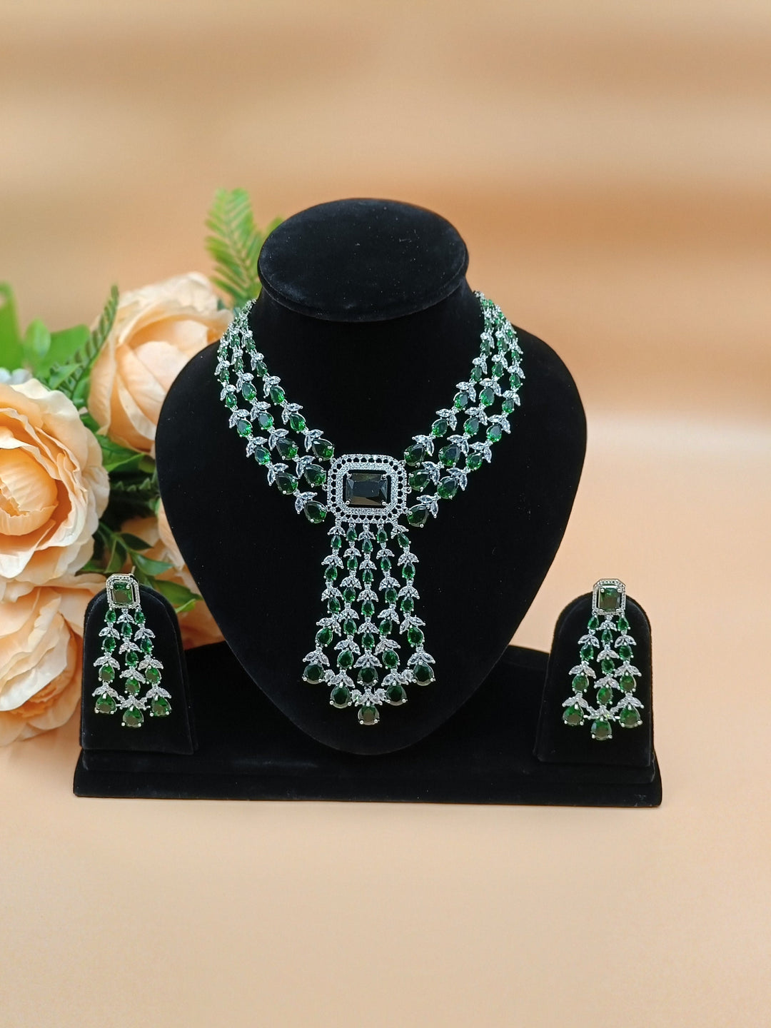 Nina CZ Necklace ADSet047