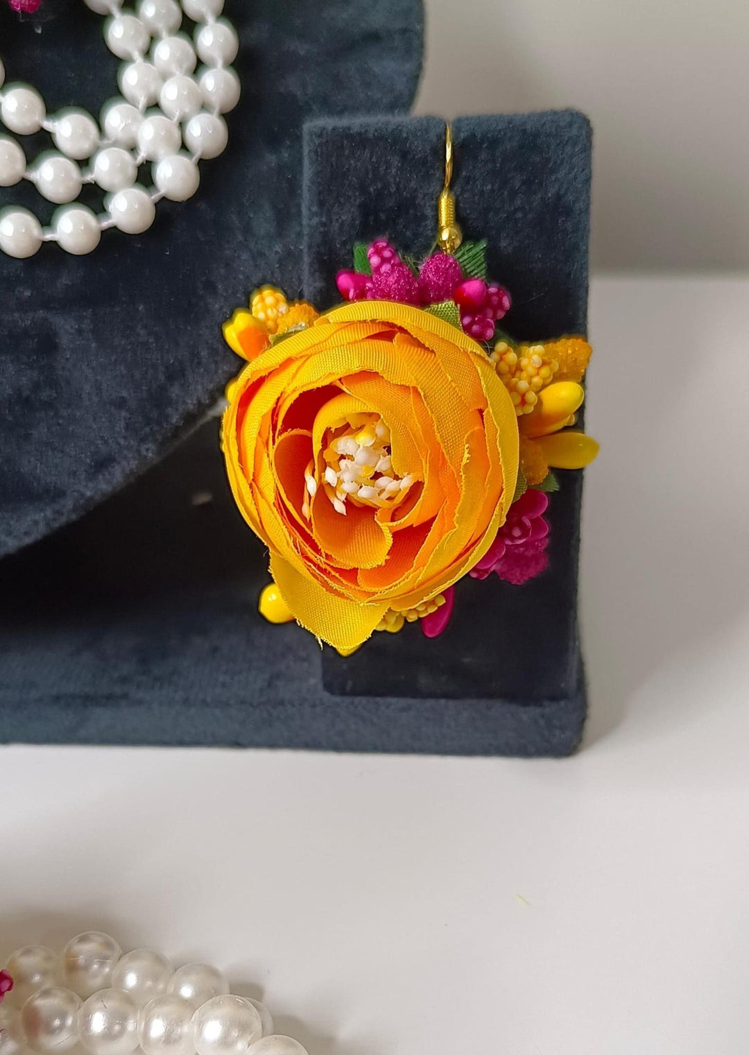 Floral Jewelry For Bride Necklace Set For Haldi