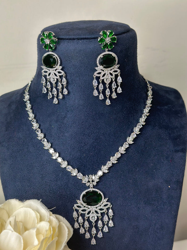Evelyn CZ Necklace Adset056