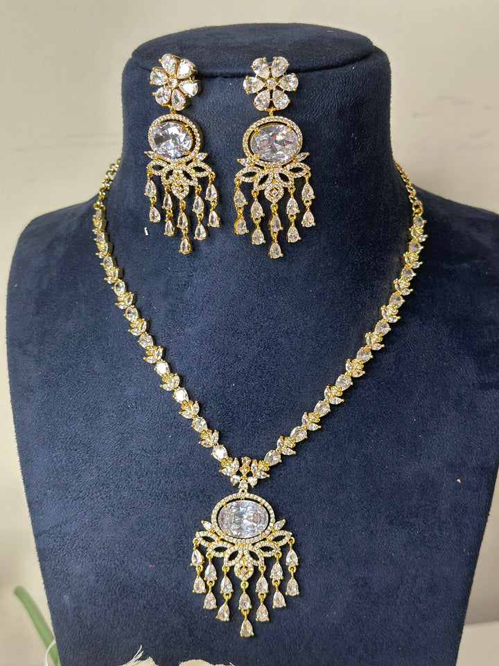 Evelyn CZ Necklace Adset056