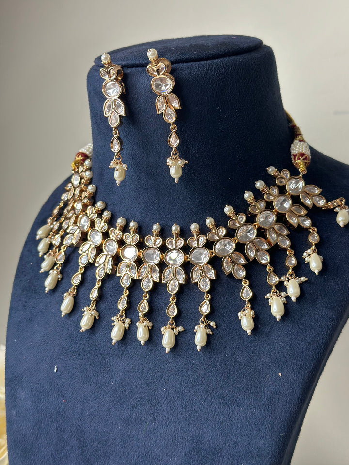 Sabya Inspired Paachi Kundan Necklace Kundanset001