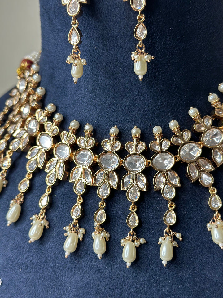 Sabya Inspired Paachi Kundan Necklace Kundanset001