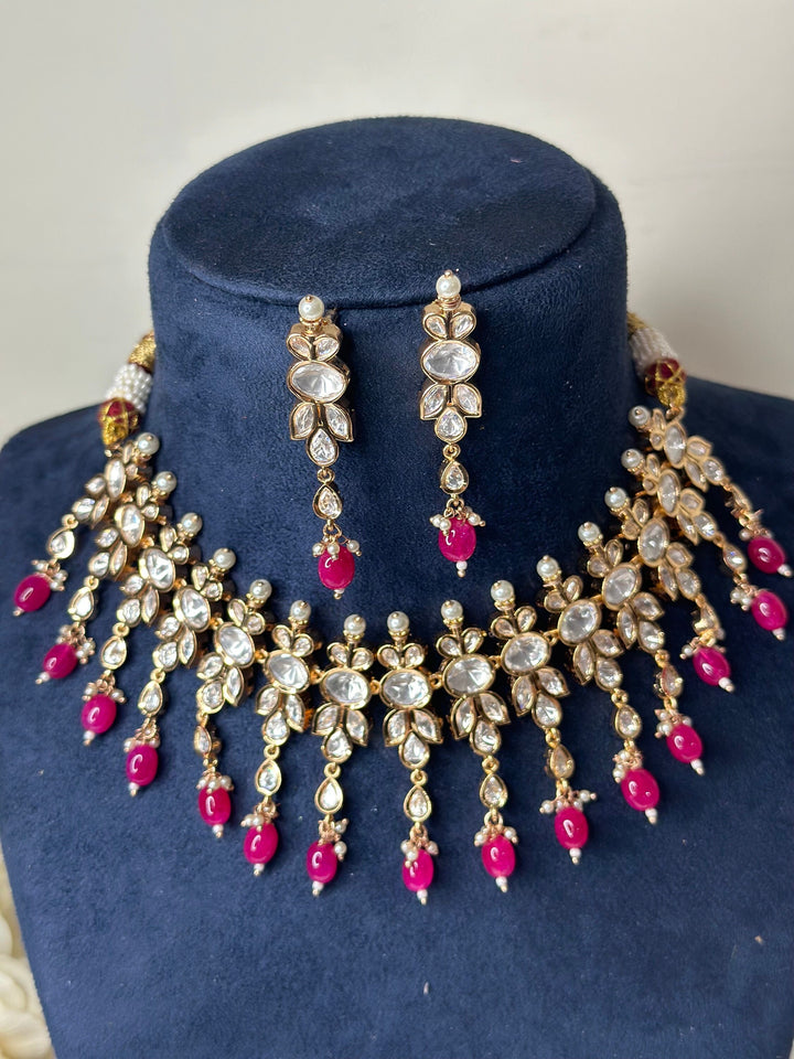 Sabya Inspired Paachi Kundan Necklace Kundanset001