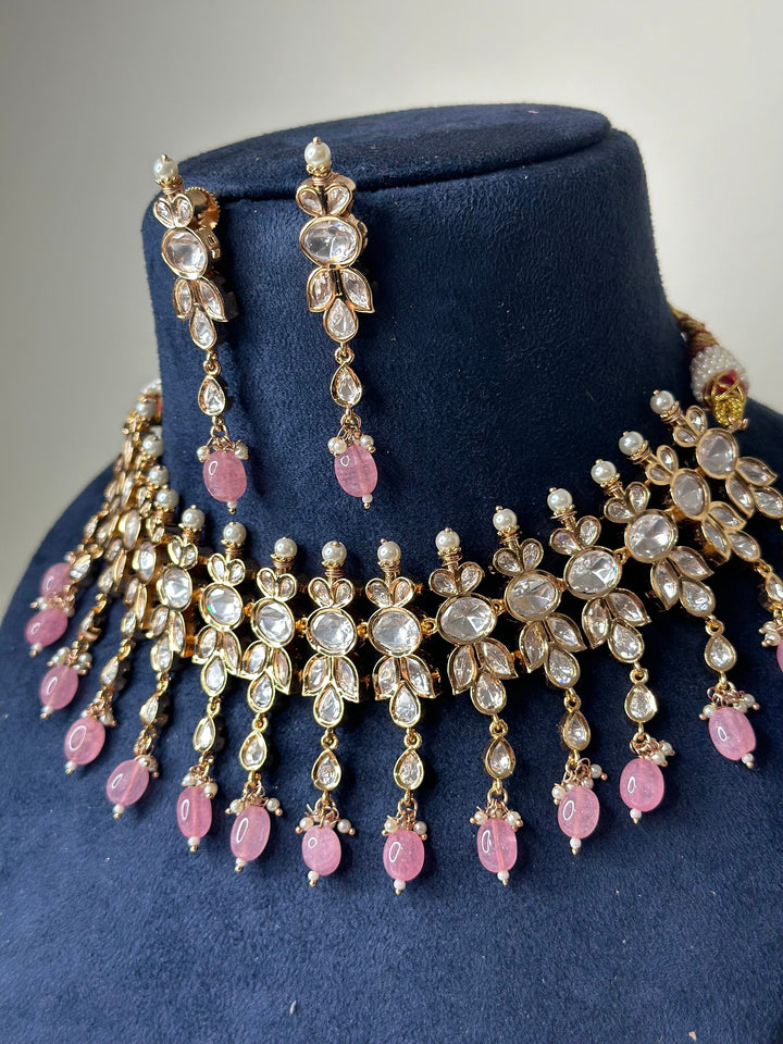 Sabya Inspired Paachi Kundan Necklace Kundanset001