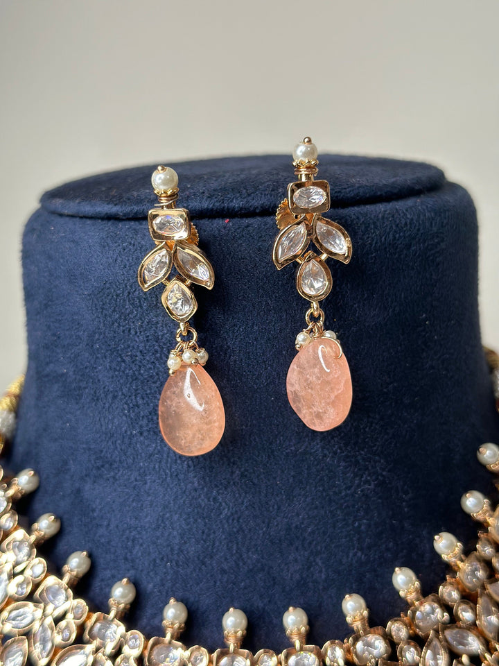 Sabya Inspired Paachi Kundan Necklace Kundanset002