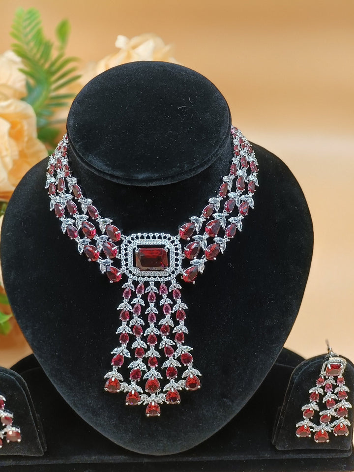 Nina CZ Necklace ADSet047