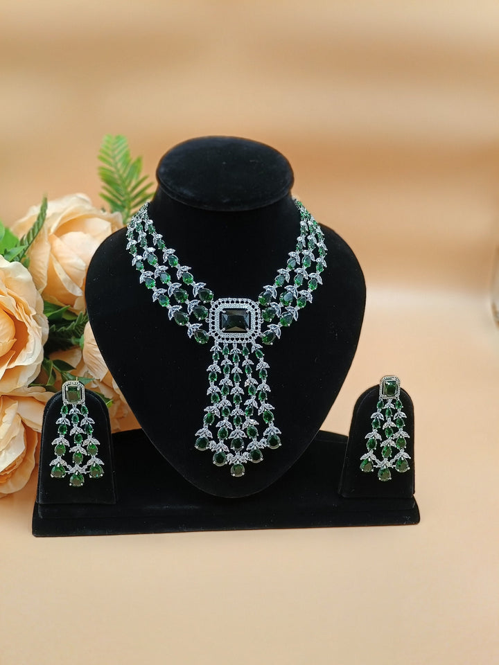 Nina CZ Necklace ADSet047