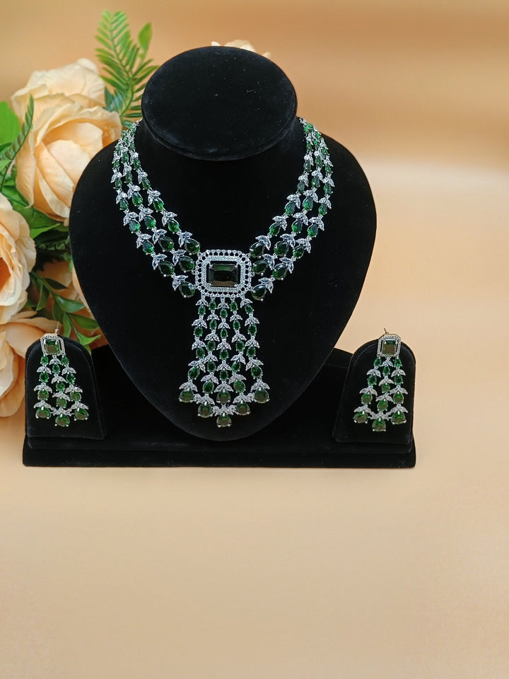 Nina CZ Necklace ADSet047