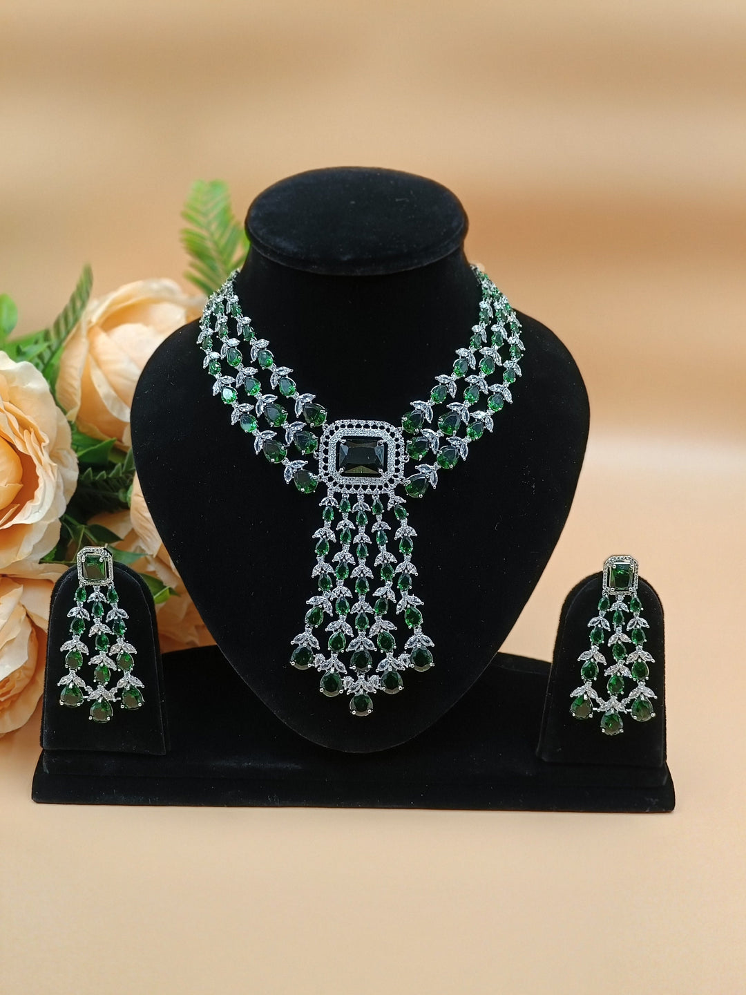 Nina CZ Necklace ADSet047